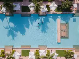 Kuda Villingili Resort Maldives - Pool Aerial