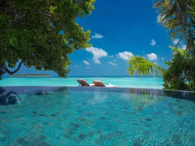 Beach Pool Villa Laguna Milaidhoo Island Maldives