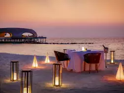 St. Regis Maldives Vommuli Private Beach Dinner