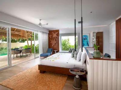 Beach Villa With Pool Cama Emerald Maldives Resort & Spa
