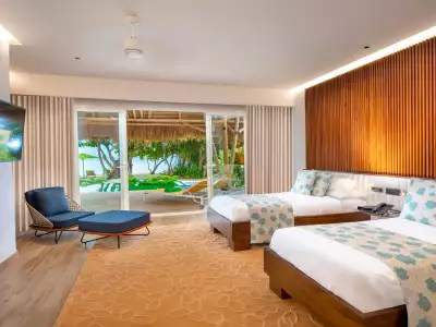 Family Beach Villa With Pool - Two Bedroom Interior Emerald Maldives Resort & Spa