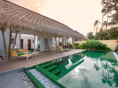 Family Beach Villa With Pool - Two Bedroom Exterior Emerald Maldives Resort & Spa