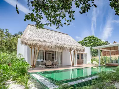 Superior Beach Villa With Pool Exterior Emerald Maldives Resort & Spa