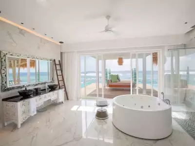 Superior Water Villa With Pool Bano Emerald Maldives Resort & Spa