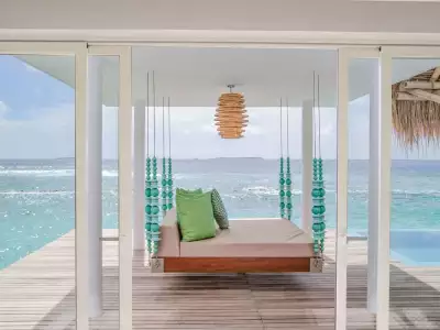 Superior Beach Villa With Pool Terraza Swing Emerald Maldives Resort & Spa
