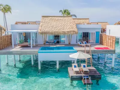 Superior Water Villa With Pool Exterior Emerald Maldives