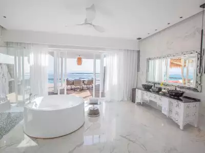 Presidential Water Villa With Pool - Two Bedroom Bath Emerald Maldives Resort & Spa