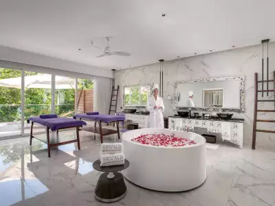 Royal Beach Villa with Pool - Three Bedroom Bano Emerald Maldives Resort & Spa
