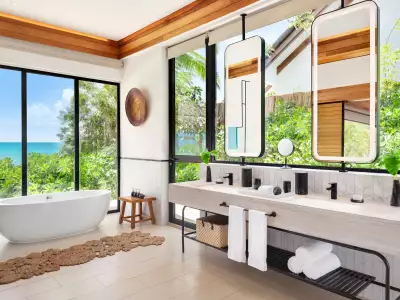 Beach Pool Villa - Two Bedroom Bano - Hilton Maldives Amingiri Resort & Spa