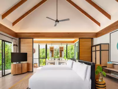 Beach Pool Villa - Two Bedroom Interior - Hilton Maldives Amingiri Resort & Spa