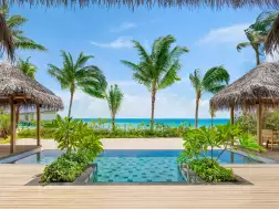 Beach Pool Villa - Two Bedroom Exterior - Hilton Maldives Amingiri Resort & Spa