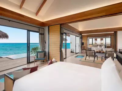 Overwater Pool Villa - Two Bedroom Interior - Hilton Maldives Amingiri Resort & Spa