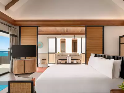 Overwater Pool Villa - One Bedroom Interior - Hilton Maldives Amingiri Resort & Spa