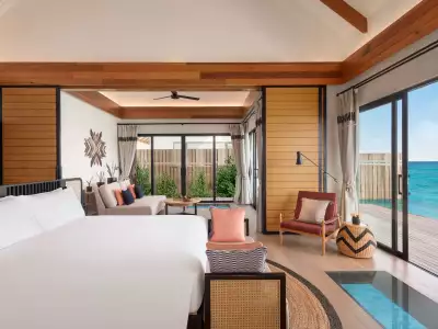 Overwater Suite Villa - One Bedroom Interior - Hilton Maldives Amingiri Resort & Spa