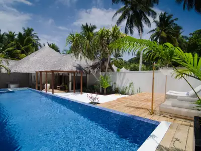 Honeymoon Pool Villa Piscina Kuramathi Maldives Maldives