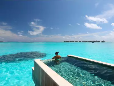 Ocean Water Villa with Pool Piscina Six Senses Laamu