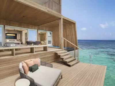 Sunset Overwater Villa with Pool - Two Bedroom Terraza The. St. Regis Maldives Vommuli