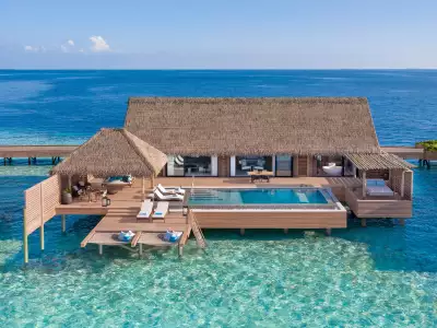 Waldorf Astoria Maldives Ithaafushi Grand Water Villa With Pool Panoramica