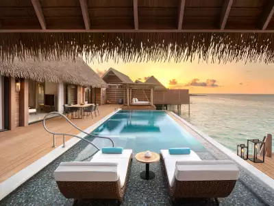 Waldorf Astoria Maldives Ithaafushi Grand Water Villa With Pool Piscina