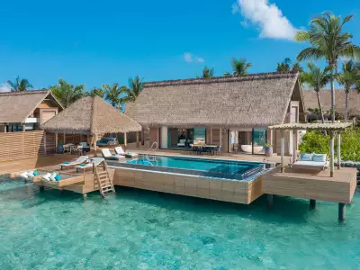 Reef Villa with Pool Vista Waldorf Astoria Maldives Ithaafushi