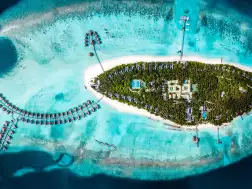 Vakkaru Maldives Island View Aerial