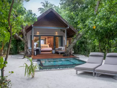 Beach Villa with Plunge Pool Exterior Vakkaru Maldives