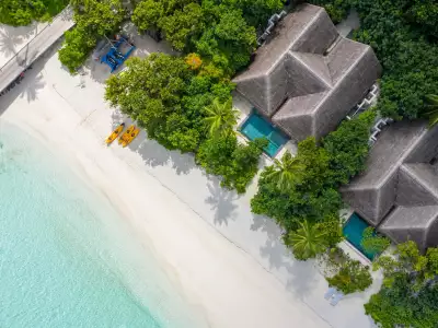 Beach Pool Residence Two Bedroom Aerea Vakkaru Maldives